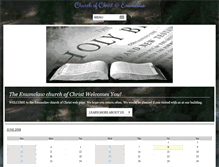Tablet Screenshot of enumclawchurchofchrist.com